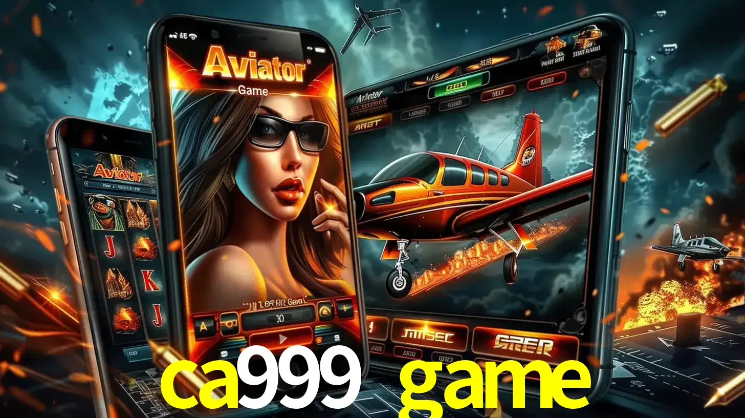 O popular jogo de apostas Aviator exibido em vários celulares e tablets, mostrando a interface emocionante e a ação de voo disponíveis para jogar agora no ca999 game.