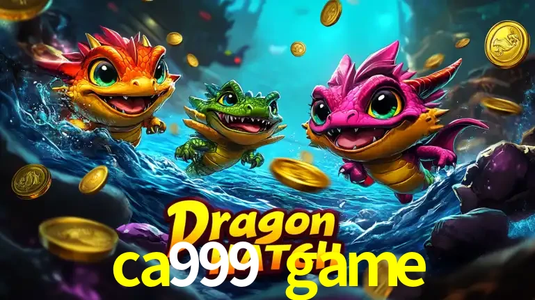 Arte promocional do jogo Dragon Hatch com três adoráveis dragões bebês nadando entre moedas de ouro, um dos slots mais divertidos para jogar no cassino ca999 game.
